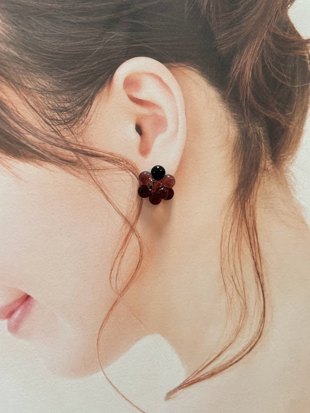 ピアス パープル